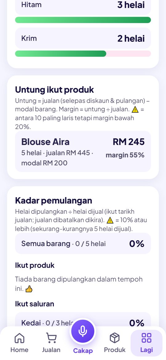 Untung ikut produk